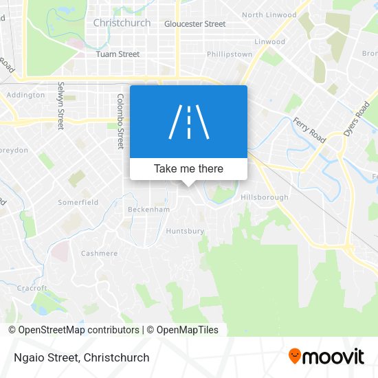 Ngaio Street map