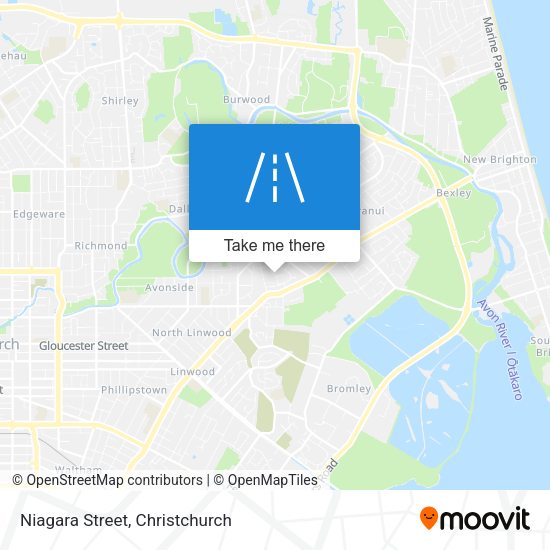 Niagara Street map