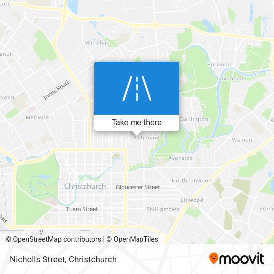 Nicholls Street map