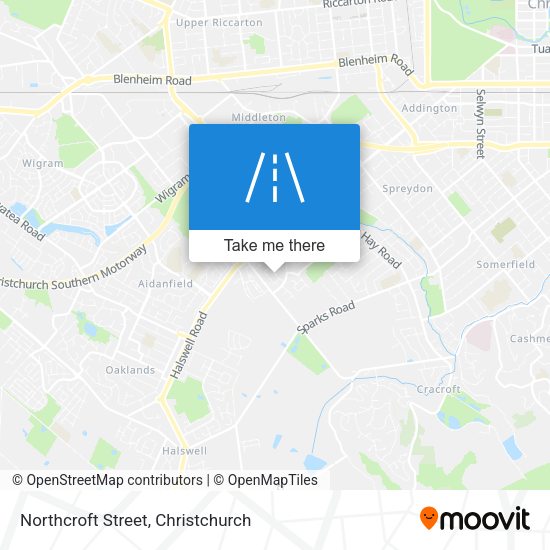 Northcroft Street map
