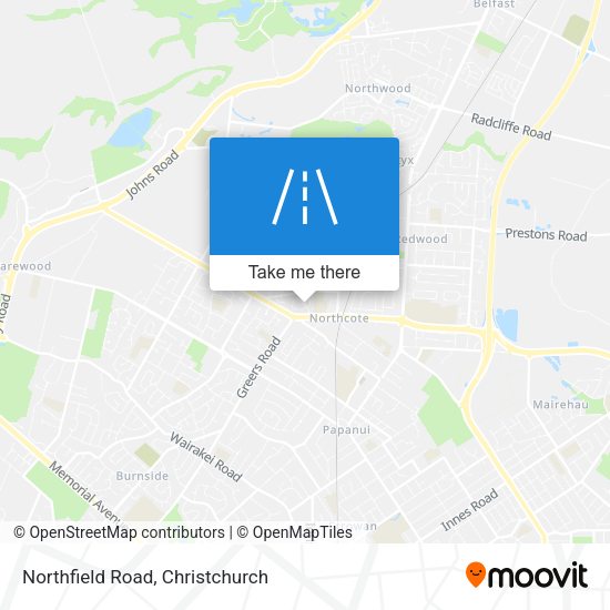 Northfield Road map