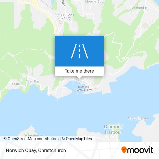 Norwich Quay map