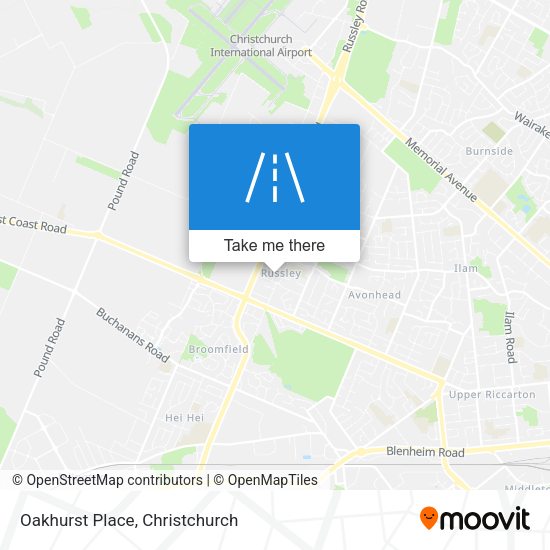 Oakhurst Place map