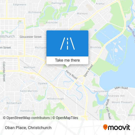 Oban Place map