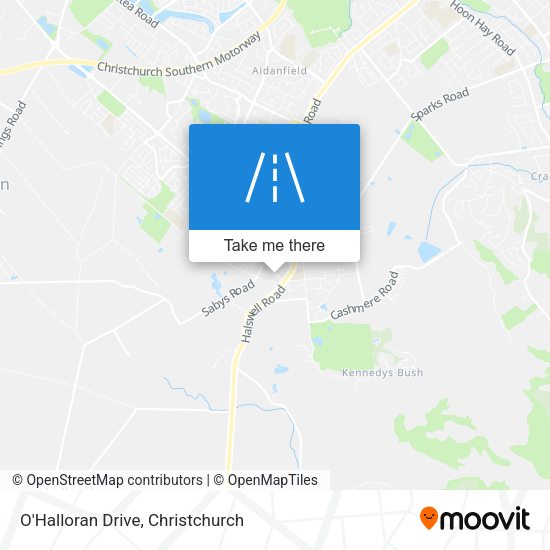 O'Halloran Drive map