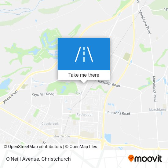 O'Neill Avenue map