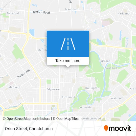 Orion Street map