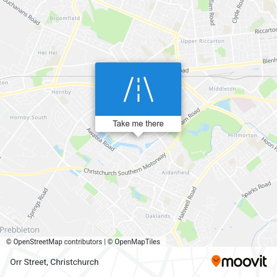 Orr Street map
