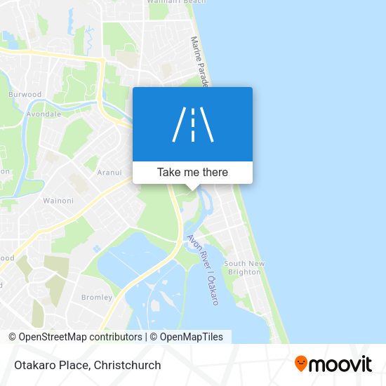 Otakaro Place map