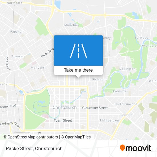 Packe Street map