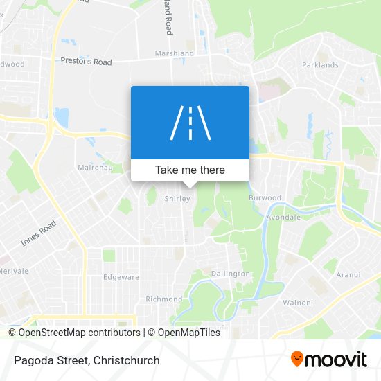 Pagoda Street map