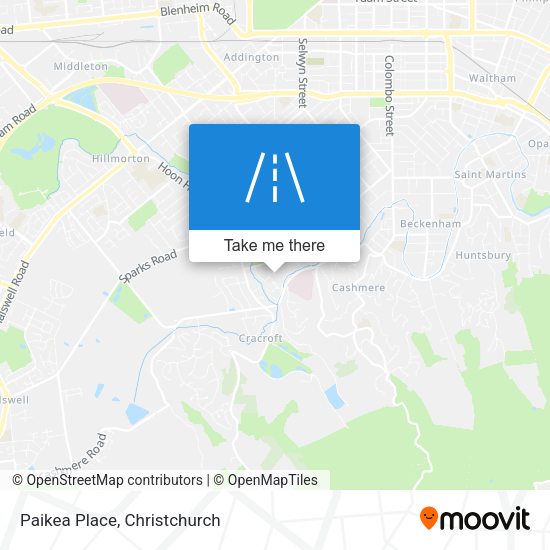 Paikea Place map