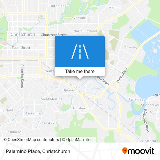 Palamino Place map