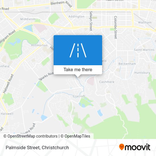 Palmside Street map