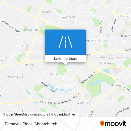 Paradyne Place map