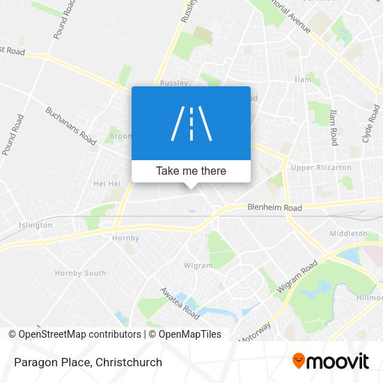 Paragon Place map