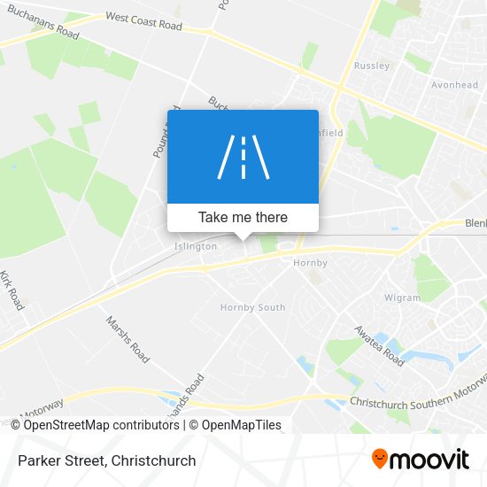 Parker Street map
