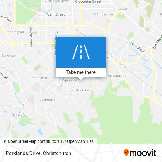 Parklands Drive map