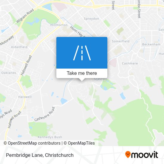 Pembridge Lane map