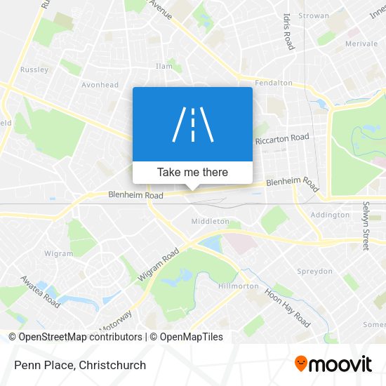 Penn Place map