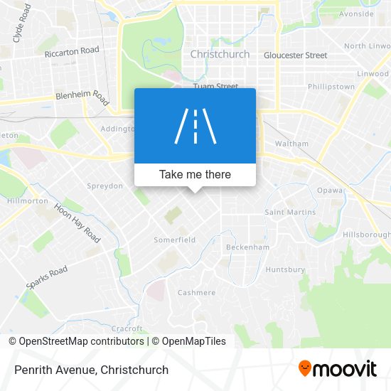 Penrith Avenue map