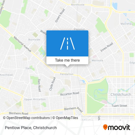 Pentlow Place map