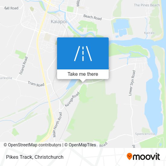 Pikes Track map