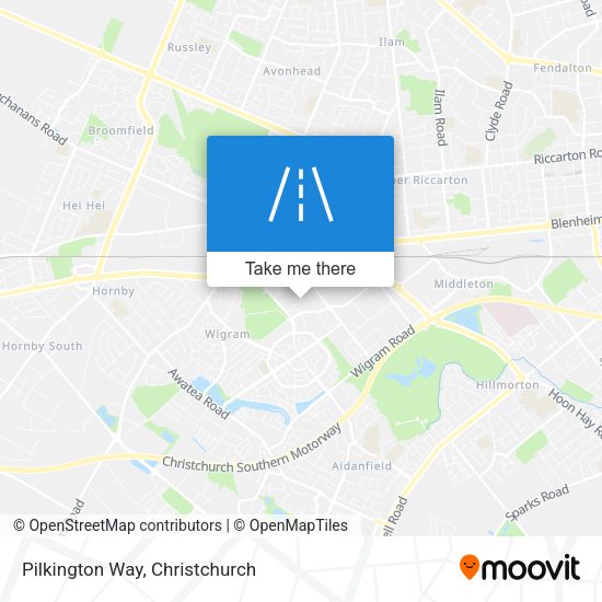 Pilkington Way map