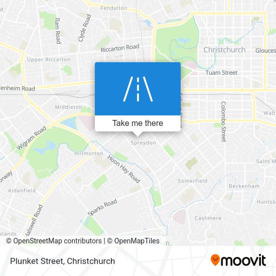 Plunket Street map