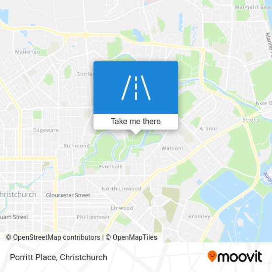 Porritt Place map