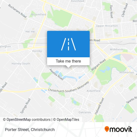 Porter Street map