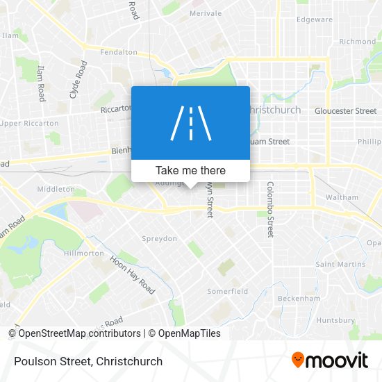 Poulson Street map