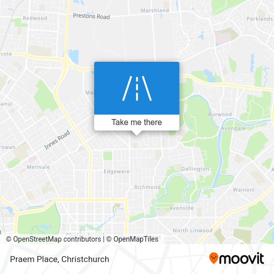 Praem Place map