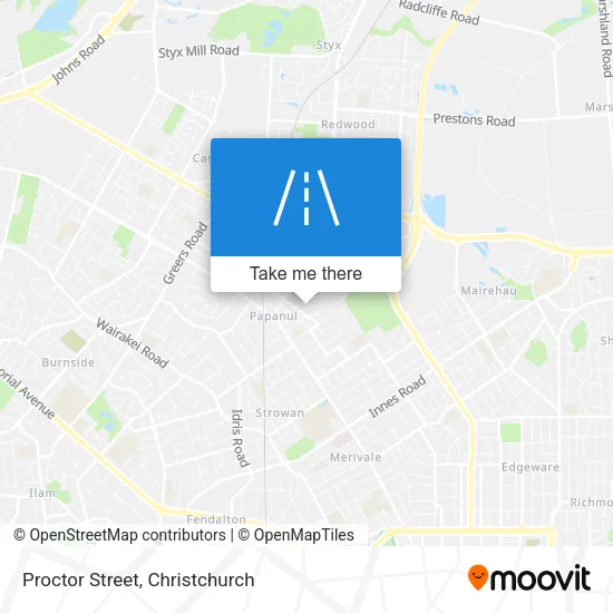 Proctor Street map