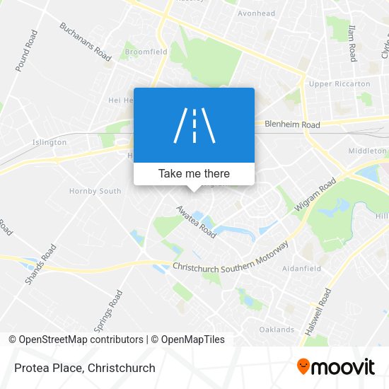 Protea Place map