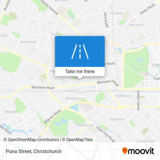 Puna Street map