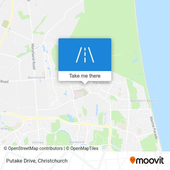 Putake Drive map