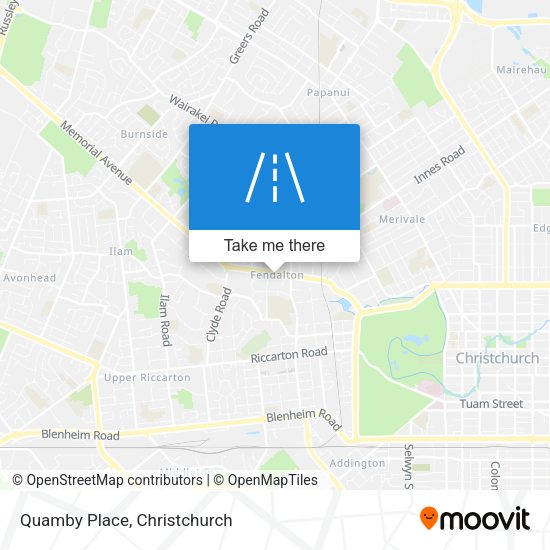 Quamby Place map