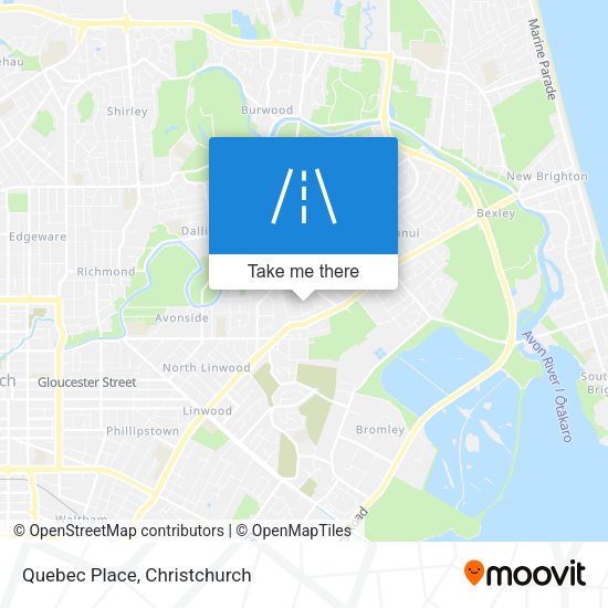 Quebec Place map