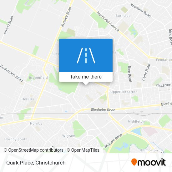 Quirk Place map