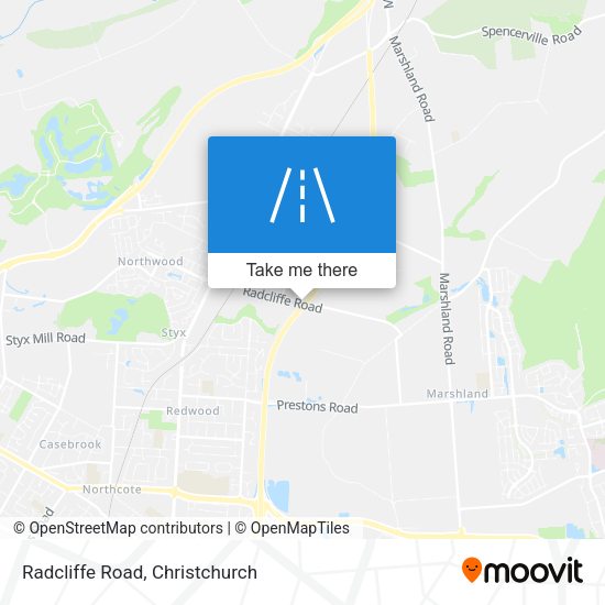 Radcliffe Road map