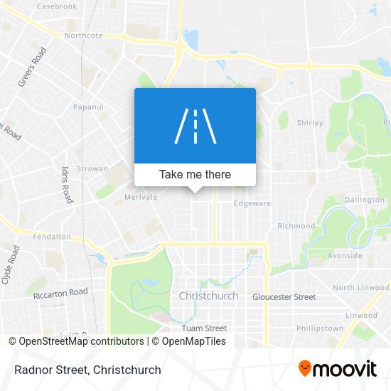 Radnor Street map