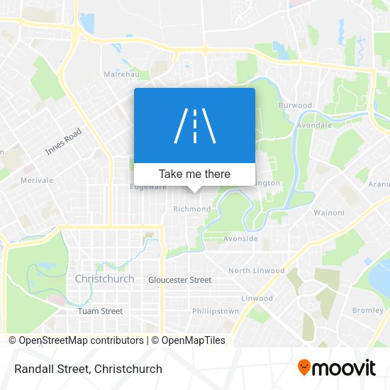 Randall Street map