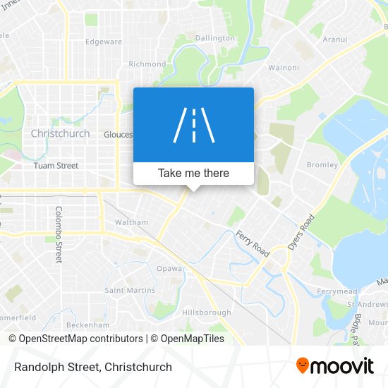 Randolph Street map
