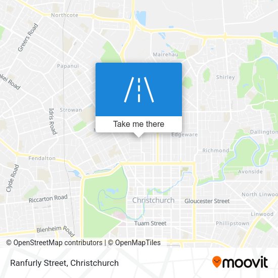 Ranfurly Street map