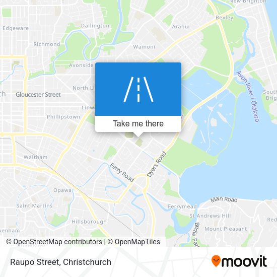 Raupo Street map