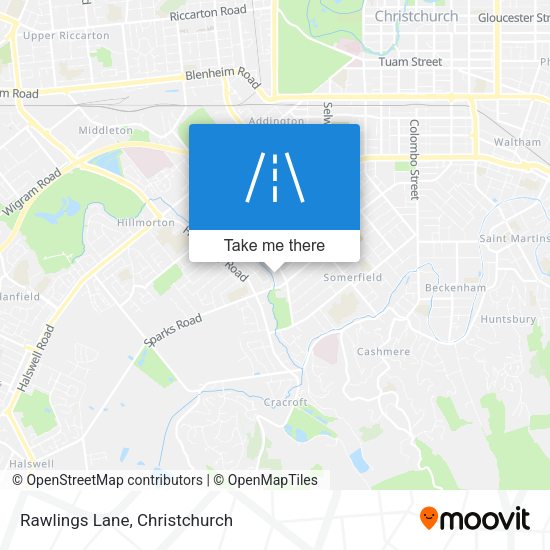 Rawlings Lane map