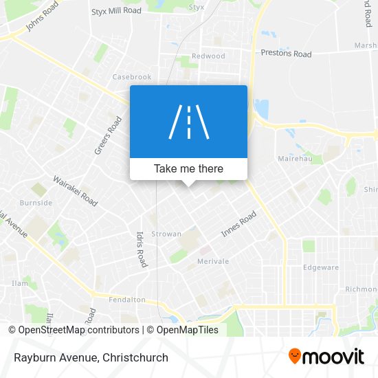 Rayburn Avenue map