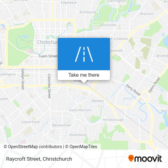 Raycroft Street map