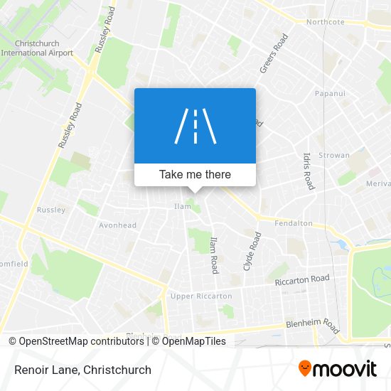 Renoir Lane map